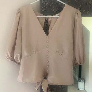 Abercrombie & Fitch Gold Blouse